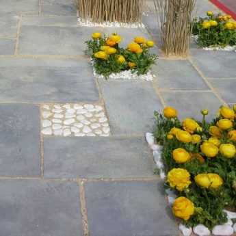 How to clean the joints in patio or pathway paving?
