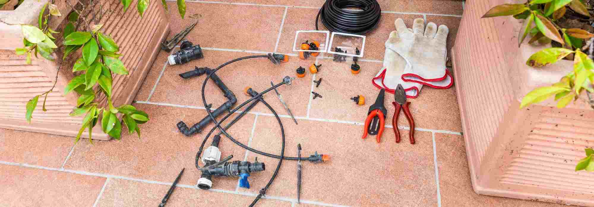 Irrigation solutions for a balcony or terrace