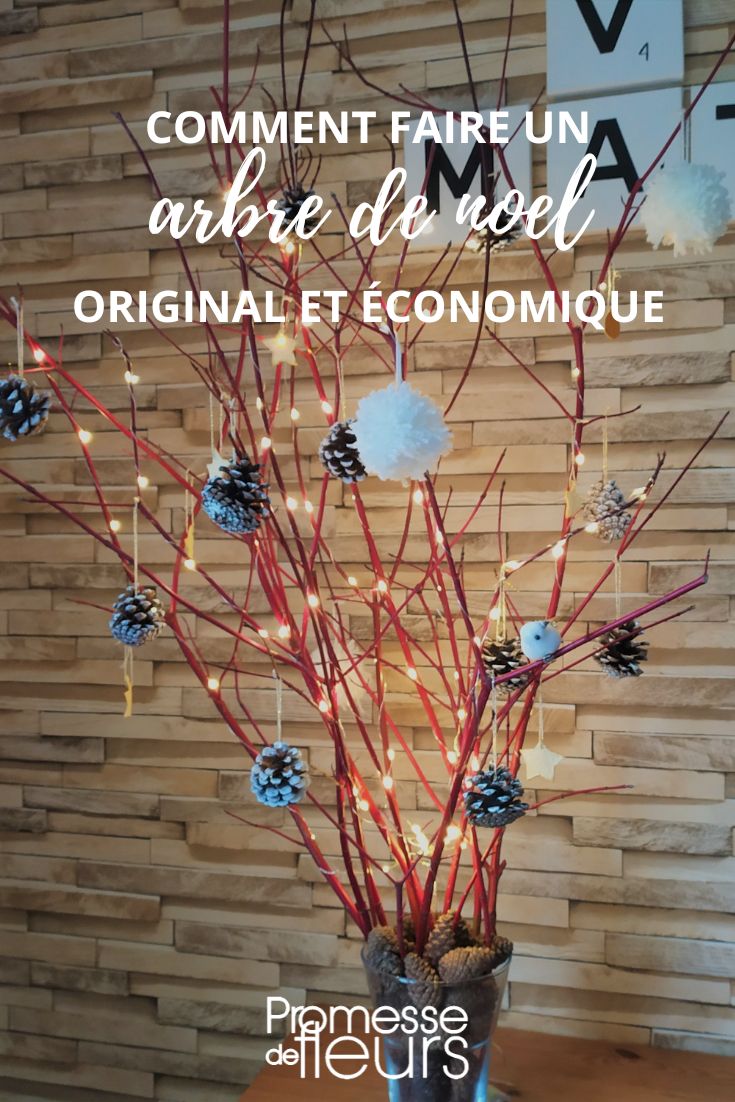 Create an original and budget-friendly Christmas tree