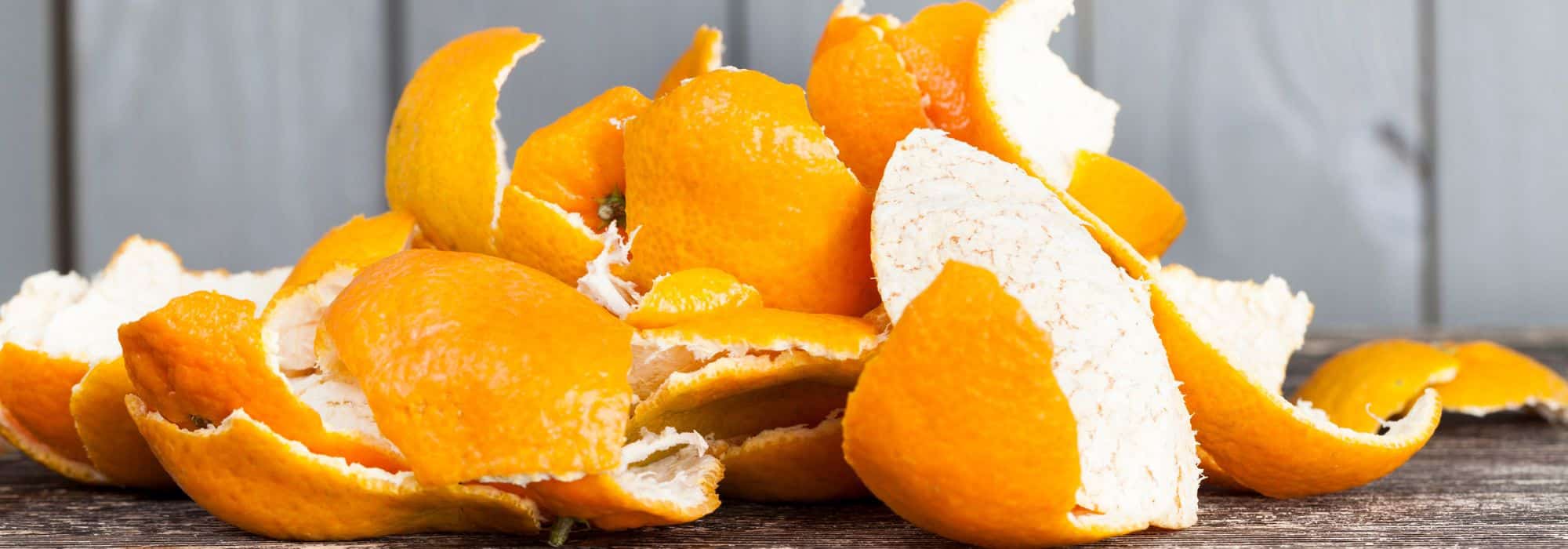 Recycle citrus peels