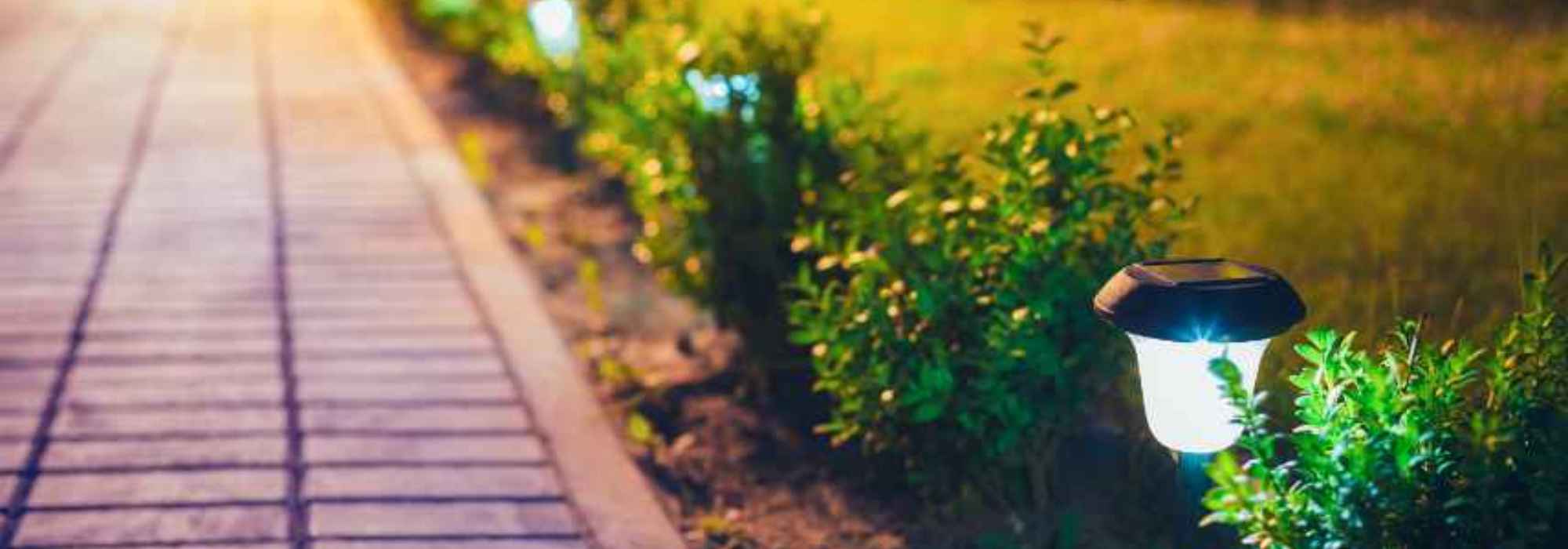 Solar energy in the garden