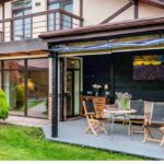 Wintering plants in a conservatory