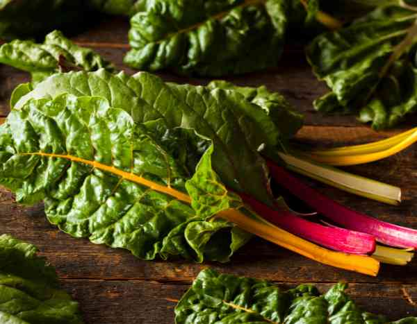 Get plenty of recipe ideas with over-ripe chard!