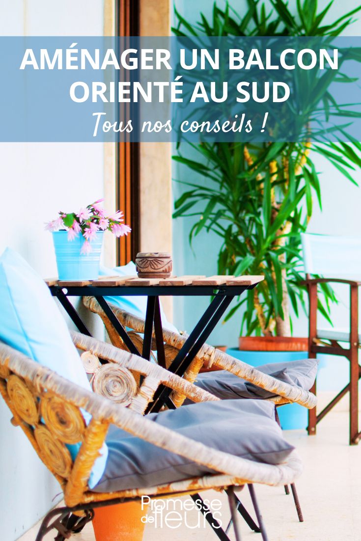 South-facing balcony