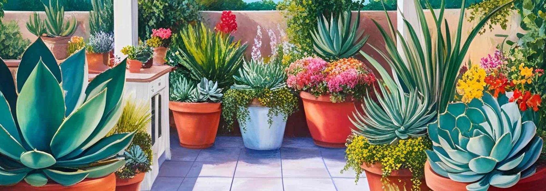 Potscaping or Container Gardening: A Modular and Portable Garden
