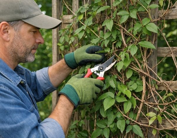 How to prune spring-flowering clematis?