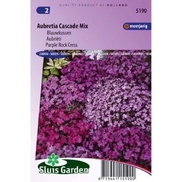 Aubrieta Cascade Mix Seeds - Rock Cress