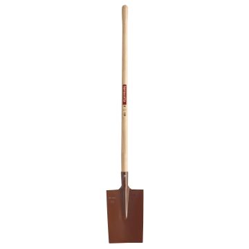 Leborgne Senlis Terracotta Spade with Wooden Handle