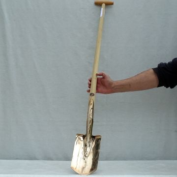 PKS Bronze Copper Spade with a Traditional Handle - Auva Model