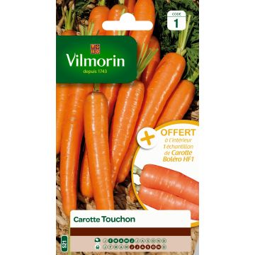 Carrot Touchon + Bolero F1 Sample - Vilmorin Seeds