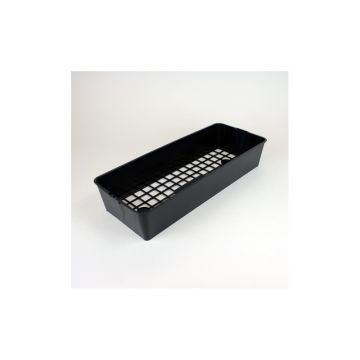 Black tray for 10 pots 7 x 7 x 6.4cm (3in) - sold in packs of 3