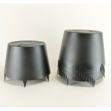 Black Bell for Blanching Salads, 24 x 15cm (9 x 6in) - Sold in Packs of 3
