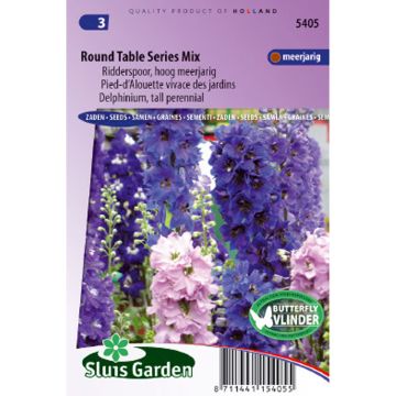 Delphinium Round Table Series Mix - Perennial Larkspur