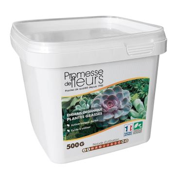 Promesse de Fleurs Fertiliser for Succulents 500g tin