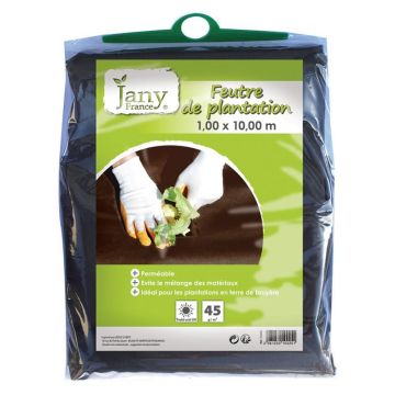 Treated UV-resistant planting material 45g/m² 1 m (3ft) x 10 m (33ft)