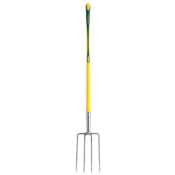 4-tine stainless steel fork with Novagrip handle from Leborgne