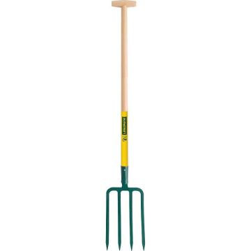 Leborgne 4-tine Garden Fork with Wooden Handle