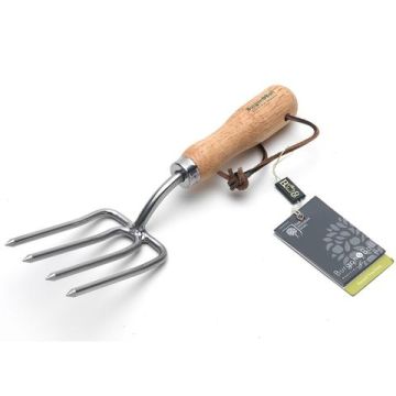 Burgon & Ball 4-tine Hand Fork - RHS range