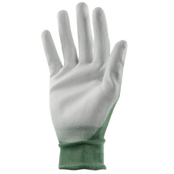 Light green garden gloves