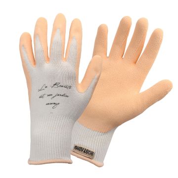 Rostaing Nude lightly scented garden gloves in beige