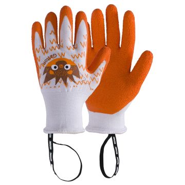 Rostaing Gaston orange latex palm gloves for children