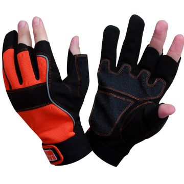 Fingerless Bahco work gloves