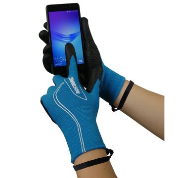 Rostaing MaxFreeze Electric Blue Half-Season Touchscreen Gloves for Women