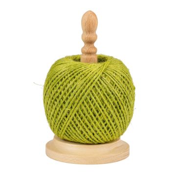 Beech Wood Jute Twine Dispenser - 200g Ball 2mm x 150m (492ft)