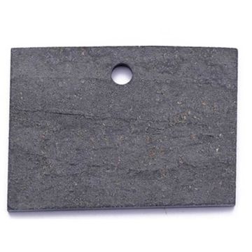 Hanging tag made of natural rectangular slate