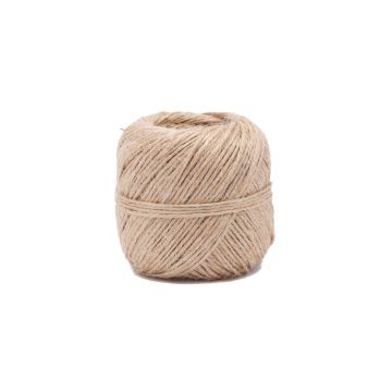 La Cordeline Jute Twine - 100g Ball Ø2mm (0in) ±75m (246ft) S/Small Shell - Natural