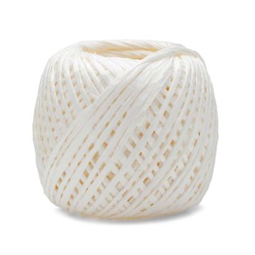 La Cordeline Blanched Linen String Food Safe - 100g Ball Ø1mm (0in) ±110m (361ft)