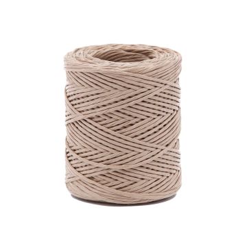 Paper and Wire String + Natural Coloured Ø1.8mm (0.9in) ± 100m (328ft) - 150g Roll with Metal Hook