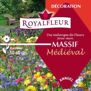 Medieval flowerbed mix - Box for 25m2