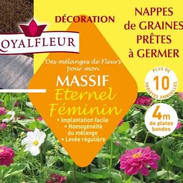 Eternel féminin flowerbed mix - seed fabric