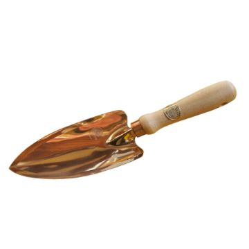 Small copper garden trowel, Castor model, from the PKS Bronze range.