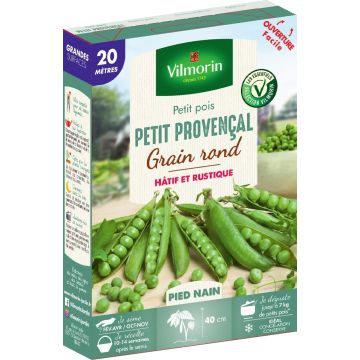 Pois nain à grain rond Petit Provençal - Vilmorin