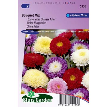 China aster Bouquet Mix Seeds