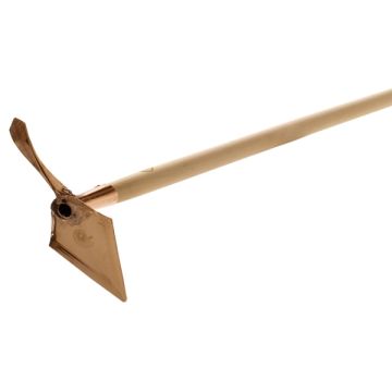 Hand-held hoe with copper blade and tongue, Polux model - PKS Bronze range