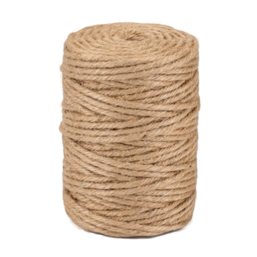 La Cordeline Jute Twiine - 1kg Roll Ø5mm ± 100m (328ft) wrapped in film - Natural Colour