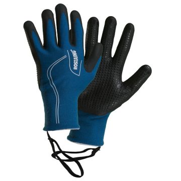 Rostaing men's MaxFreeze Royal Blue half-season tactile gloves