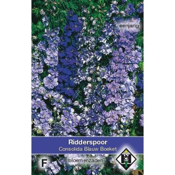 Giant Larkspur Blauw Boeket Seeds - Annual Delphinium