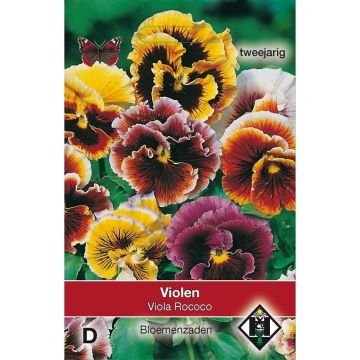 Viola Rococo - Swiss Garden Pansy Seeds