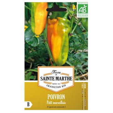 Sweet Pepper Petit Marseillais - Ferme de Sainte Marthe Seeds