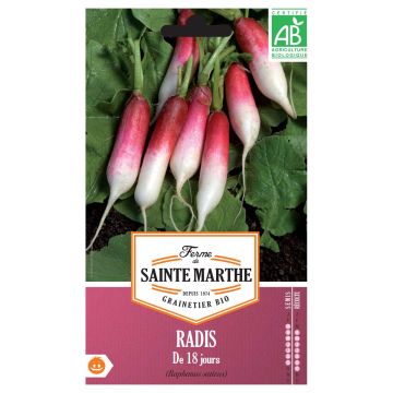 18-Day Organic Radish - Ferme de Sainte Marthe seeds