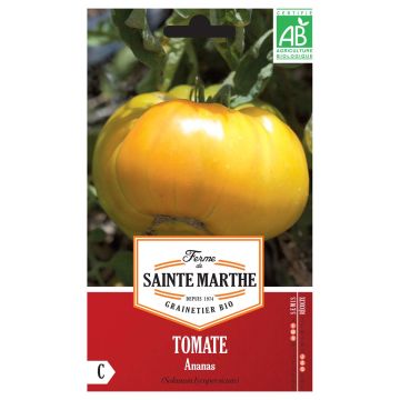 Tomato Ananas Organic Pineapple - Ferme de Sainte Marthe seeds