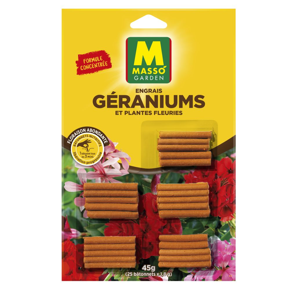 Fertilizer Sticks for Geraniums and Flowering Plants from Masso Garden