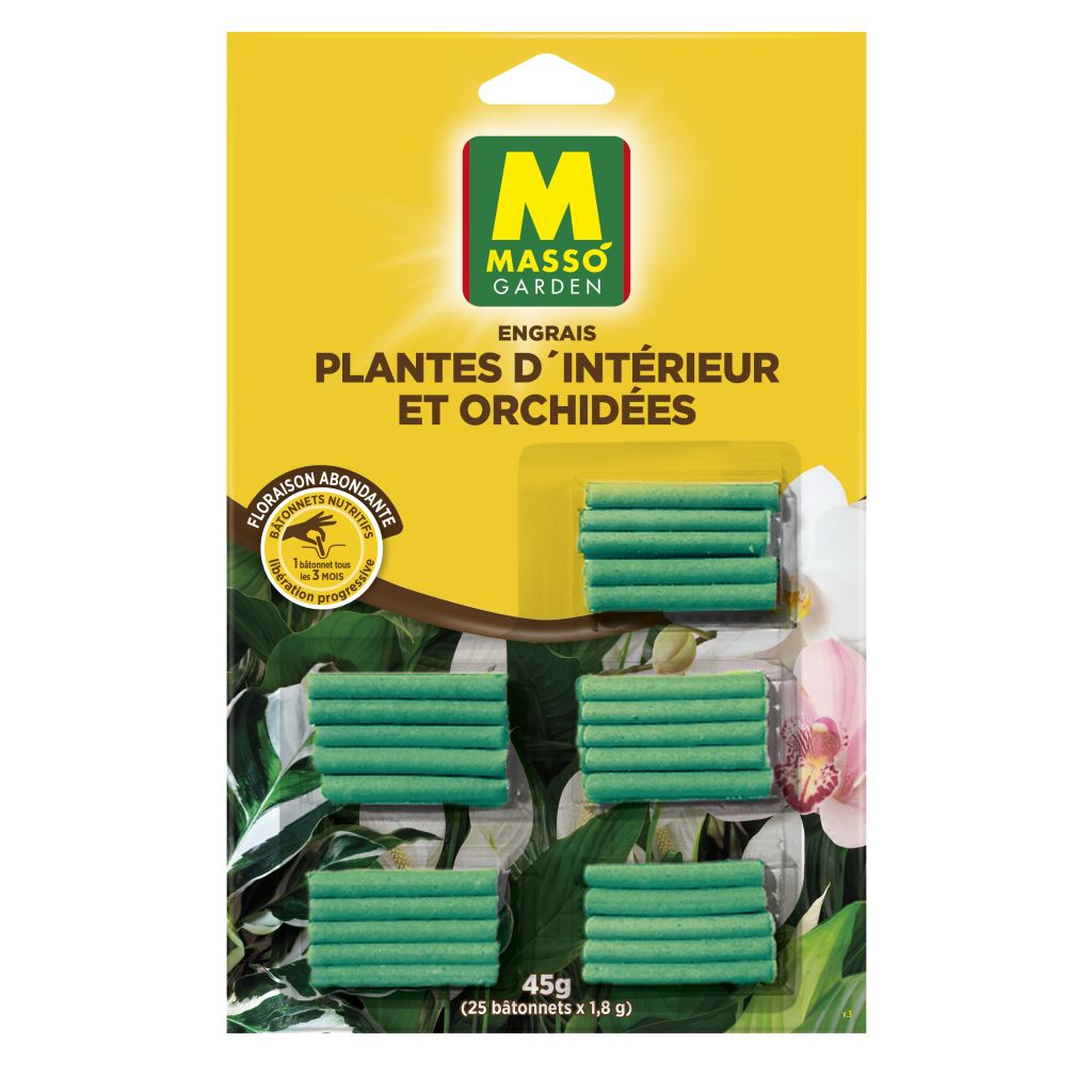 Fertilizer Sticks for Indoor Plants & Orchids by Masso Garden
