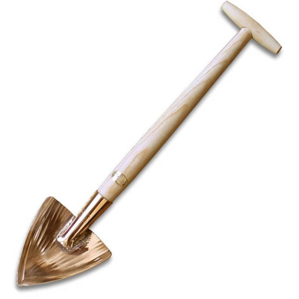 Carina Heart-shaped spade in copper - PKS Bronze range.