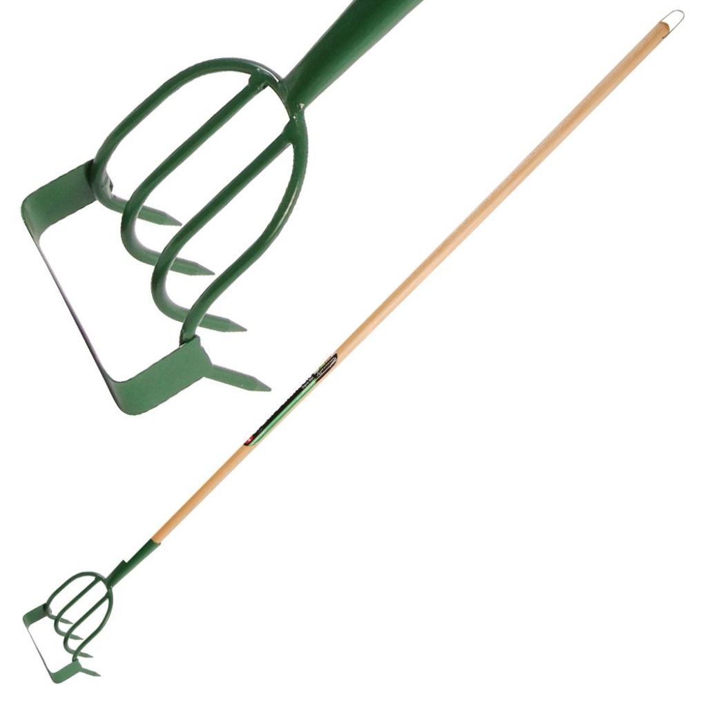 Spear and Jackson 4-tine fork with scraper
