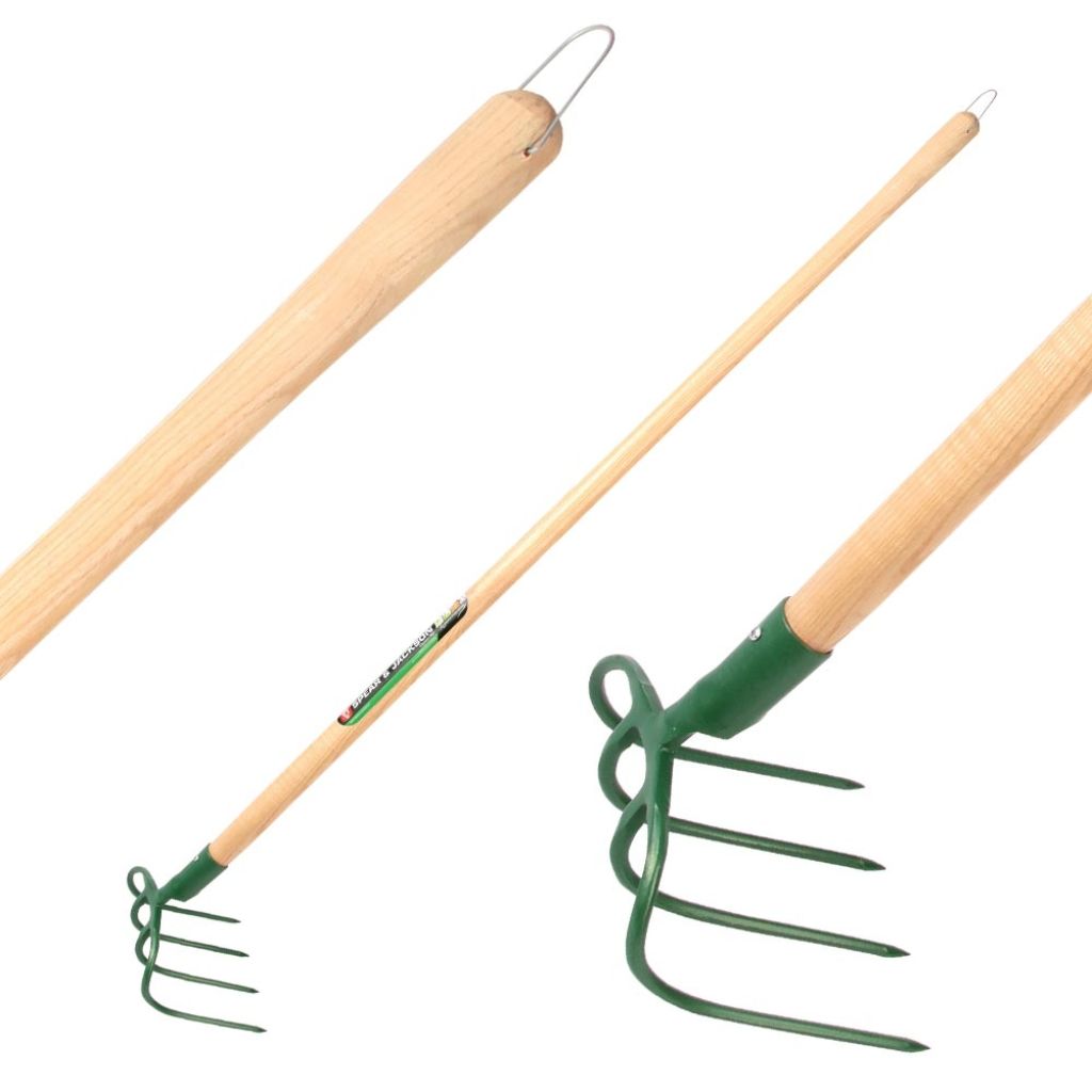 Spear and Jackson four-tine Manure Fork with socket